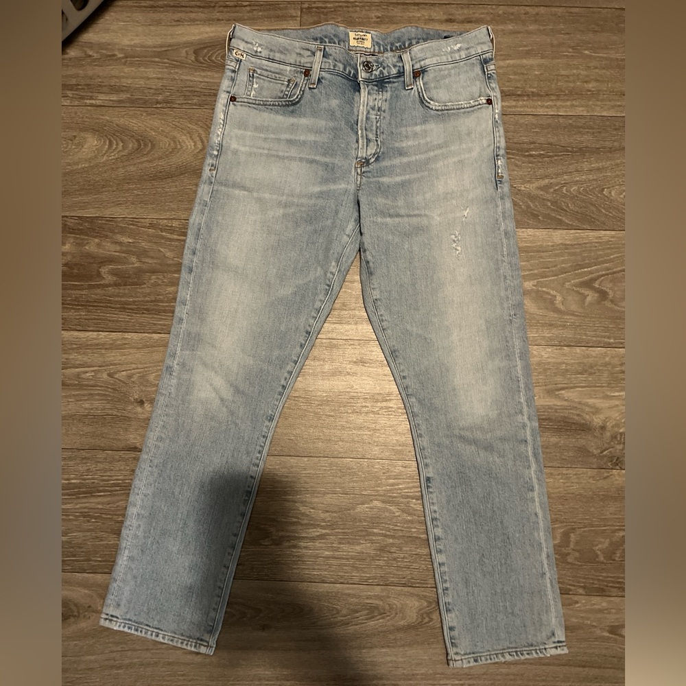 Citizens Of Humanity Light Wash Straight Jeans